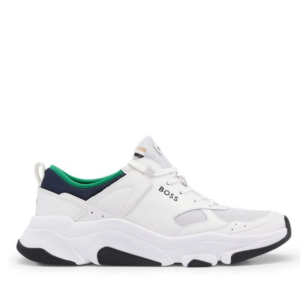 Hugo Boss Asher Running Trainers - White